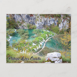 Plitvice Lakes, Kroatië - Nationaal briefkaart van