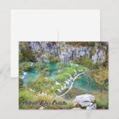 Plitvice Lakes, Kroatië - Nationaal briefkaart van (Voorkant / Achterkant)