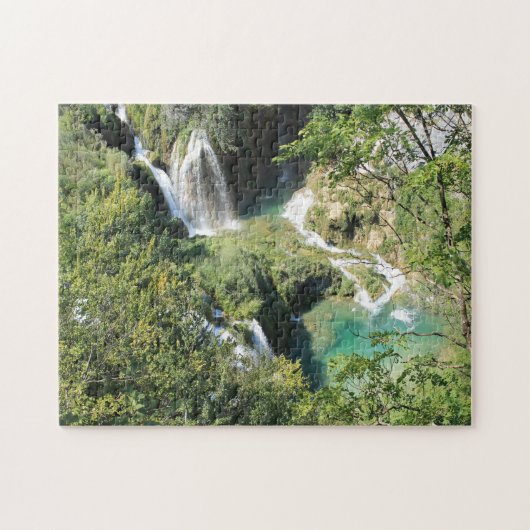 Plitvice Lakes Virginia. Legpuzzel (Horizontaal)