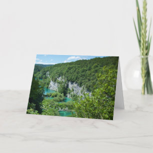 Plitvice maakt Kroatië Landschap Fotografie Kaart