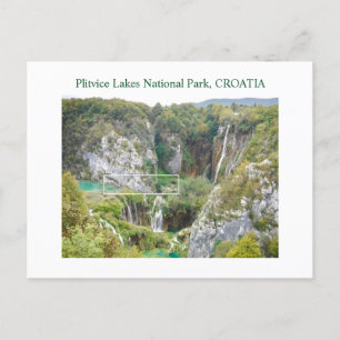 PLITVICE MEREN NATIONAAL PARK, KROATIËansichtkaart Briefkaart