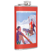 PLM Poster voor de bevordering van de spoorwegen Heupfles (Rechts)