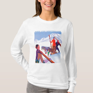 PLM Poster voor de bevordering van de spoorwegen T-shirt