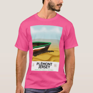 Plmont Jersey Beach poster T-shirt