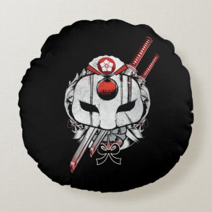 Ploeg het Art. van het Masker Katana & van het Rond Kussen
