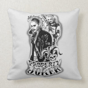 Ploeg   van de zelfmoord het Tattoo van de Joker & Kussen