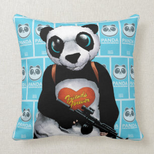 Ploeg van de zelfmoord Panda Kussen