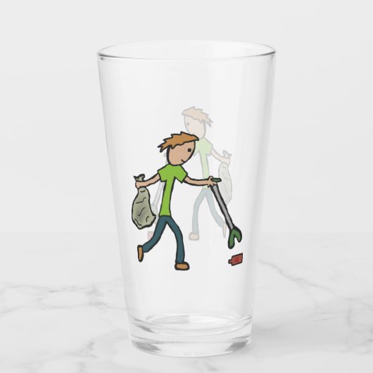 Ploggen en strooisel glas (Voorkant)