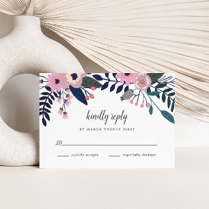 Plomb rose   Carte Floral RSVP