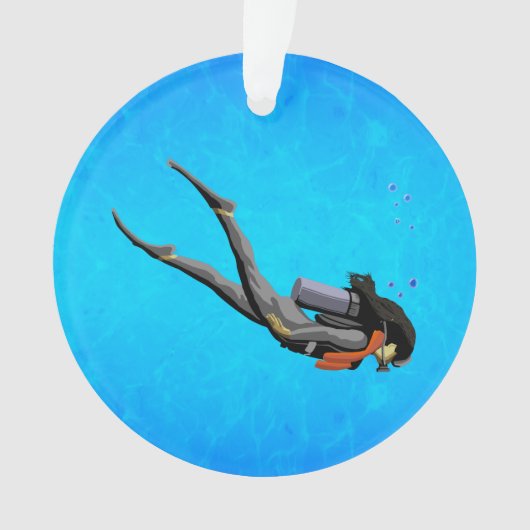 Plongée à l'air de femme (devant)