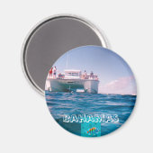 Plongée avec tuba dans le Magnet des Bahamas (Recto/Verso)