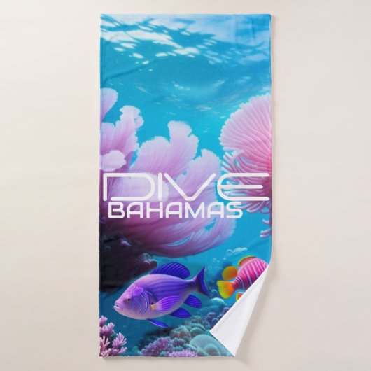 Plongée Bahamas - Serviette (Serviette de bain)