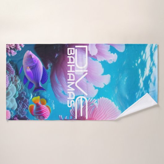 Plongée Bahamas - Serviette (Serviette de bain)