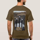 Plongée dans la boue femmes T-shirt marron dos (Dos)
