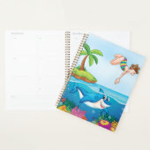 Plongée Dans L'Océan Aimable Requin Coral Reef (Devant avec enveloppe)