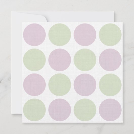 Plongée d'Artichokes dots Invitation au déjeuner (Dos)