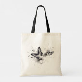 Plongée de papillons dans le Sac fourre-tout noir (Dos)