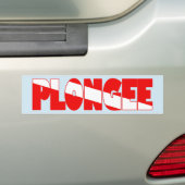 Plongee (Frans) Bumpersticker (Op auto)