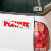 Plongee (Frans) Bumpersticker (Op Truck)