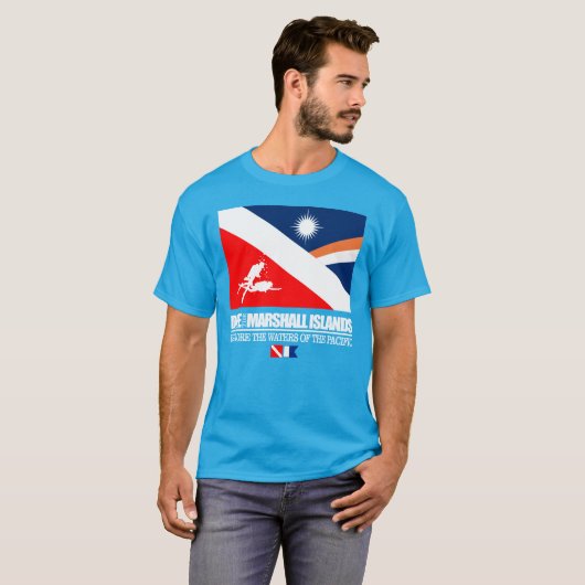 Plongée Les Îles Marshall (Sq) T-Shirt (Devant entier)