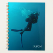 Plongée Scuba Personnalisé Carnet Journal de plong (Devant)