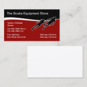 Plongée sous-marine Cartes de visite à thème (Devant / Derrière)