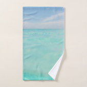 Plonger dans la mer des Caraïbes 4 (Serviette à main)