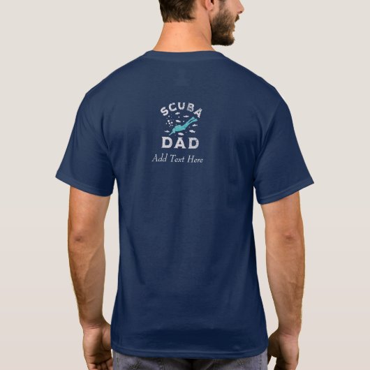 Plongeur sous-marin professionnel Fun T-Shirt pers (Dos)