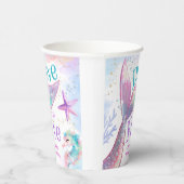 Plongez dans Five Mermaid Gobelets en papier pour (Droite)