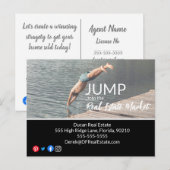 Plongez dans la carte postale de marketing immobil (Devant / Derrière)