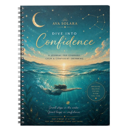 Plongez dans la confiance : Un journal d'affirmati (Devant)