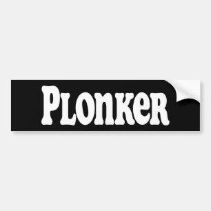 Plonker Bumpersticker