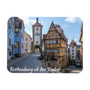 Plönlein in Rothenburg ob der Tauber (Duitsland) Magneet