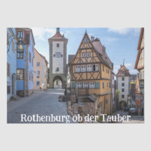 Plönlein in Rothenburg ob der Tauber (Duitsland) Tissuepapier