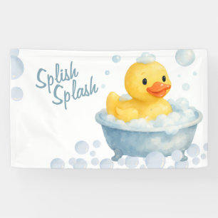 Plons Plons Eendje babyshower Spandoek