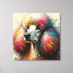 plons poedel canvas afdruk