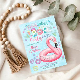 Plons Spatwater Zwemborrel Bash Zeemeermin Verjaar Kaart