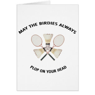 Plop op je hoofd Badminton