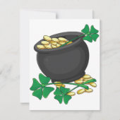 Plot of Gold Invitations Kaart (Voorkant)