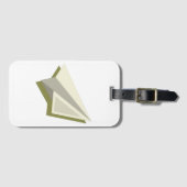 Plot Paper Plane Design Bagagelabel (Voorkant (horizontaal))