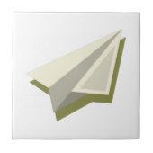 Plot Paper Plane Design Tegeltje (Voorkant)