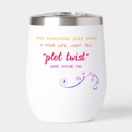 Plot Twist Funny Book Humor (Voorkant)