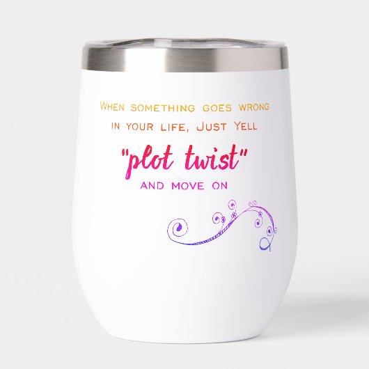 Plot Twist Funny Book Humor (Achterkant)