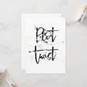 Plot Twist Kaart (Voorkant / Achterkant in situ)