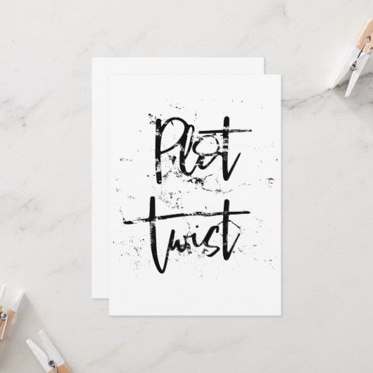 Plot Twist Kaart (Voorkant / Achterkant in situ)