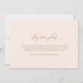 Plot Twist Modern Minimale Calligrafie & Foto Save The Date (Achterkant)