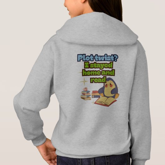 Plot Twist Pullover with Penguin Aesthetic Bookish (Dos)