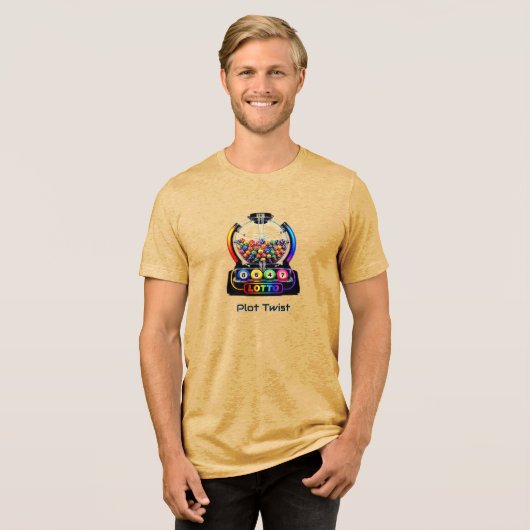 Plot Twist Stedelijke Kleding Politiek Tri-Blend Shirt (Voorkant volledig)