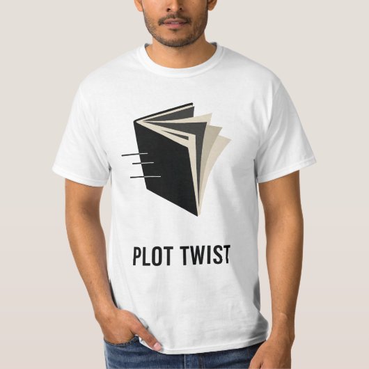 Plot Twist-T-shirt T-shirt (Voorkant)