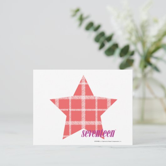 Plotroze 3 briefkaart (Staand voorkant)